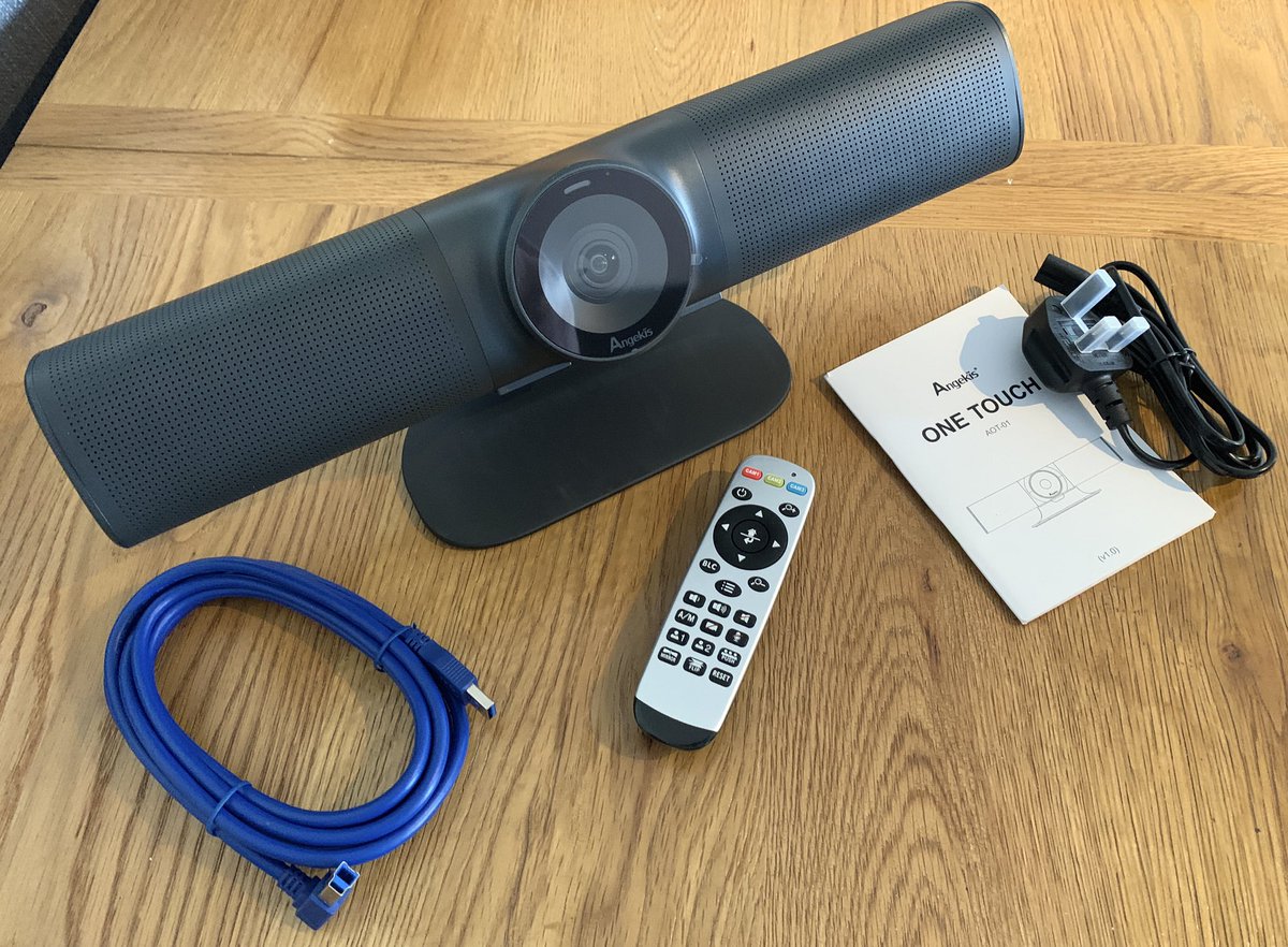 CUK_installedAV's tweet image. The new all in one One Touch From Angekis. 4K, 4 beam forming mics, sound bar paired with hdmi, usb and lan connectivity. Excellent build quality and some great features. On demo now! #angekis #conferencetech