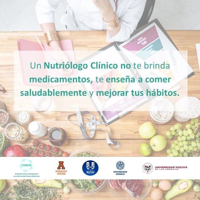 Un tratamiento de nutrición clínica debe basarse en una guía para el cambio de hábitos y estilo de vida, y no necesariamente con el uso de medicamentos o suplementos. 
#cinconutricion #nutriólogosclínicos #saberparanutrir #todossomosnutricion