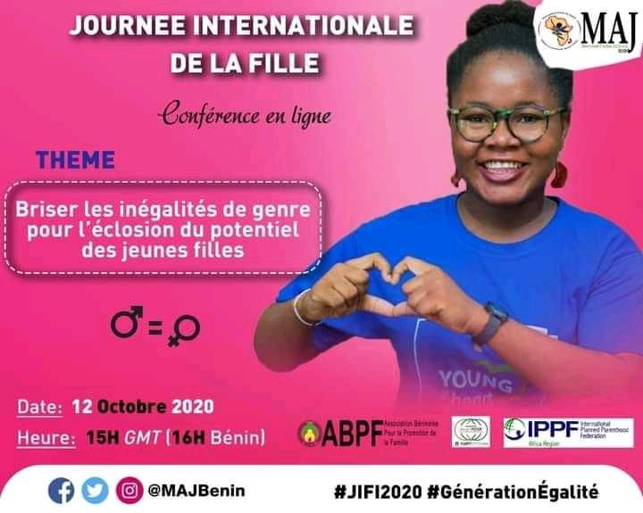 Chers amis, c'est dans une heure de temps.

Restons câblés.

Les hashtags de notre conférence en ligne sont: #JIFI2020 #GénérationÉgalité.

On est 🤞