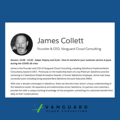 Join us at #salesforcelive tomorrow as we discuss with Susan Macri of <a href="/LetsGetChecked/">LetsGetChecked</a> how to transform your customer service at pace during the covid-19 crisis.