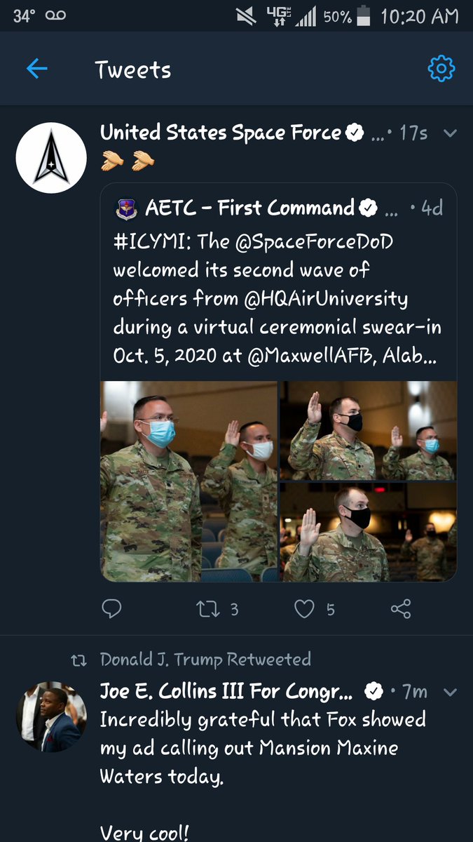 Alec_M_Currier's tweet photo. Yup! Congratulations! #Q #GoSpaceForce 😎⌚ https://t.co/dqNYsF7e6i