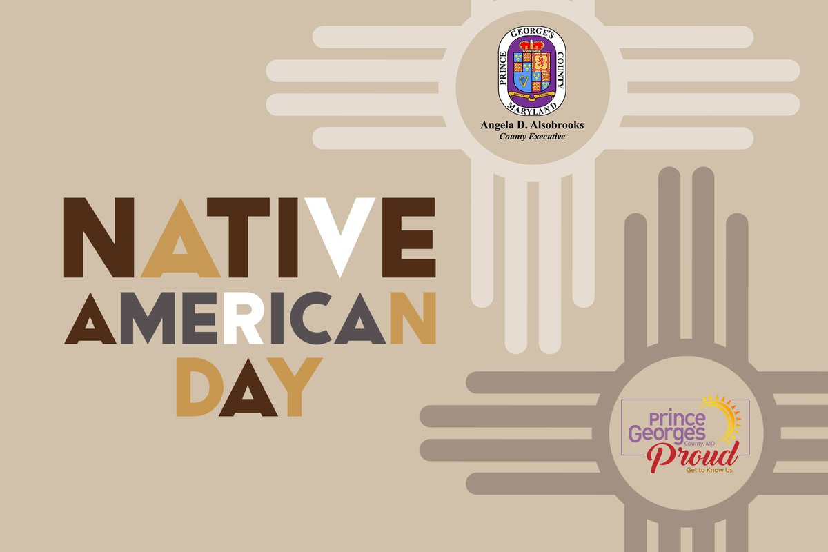 Today is the first-ever Native American Day in Prince George’s County, a day to recognize and celebrate the important contributions of native and indigenous people to our County, State and nation. #PrinceGeorgesProud #NativeAmericanDay