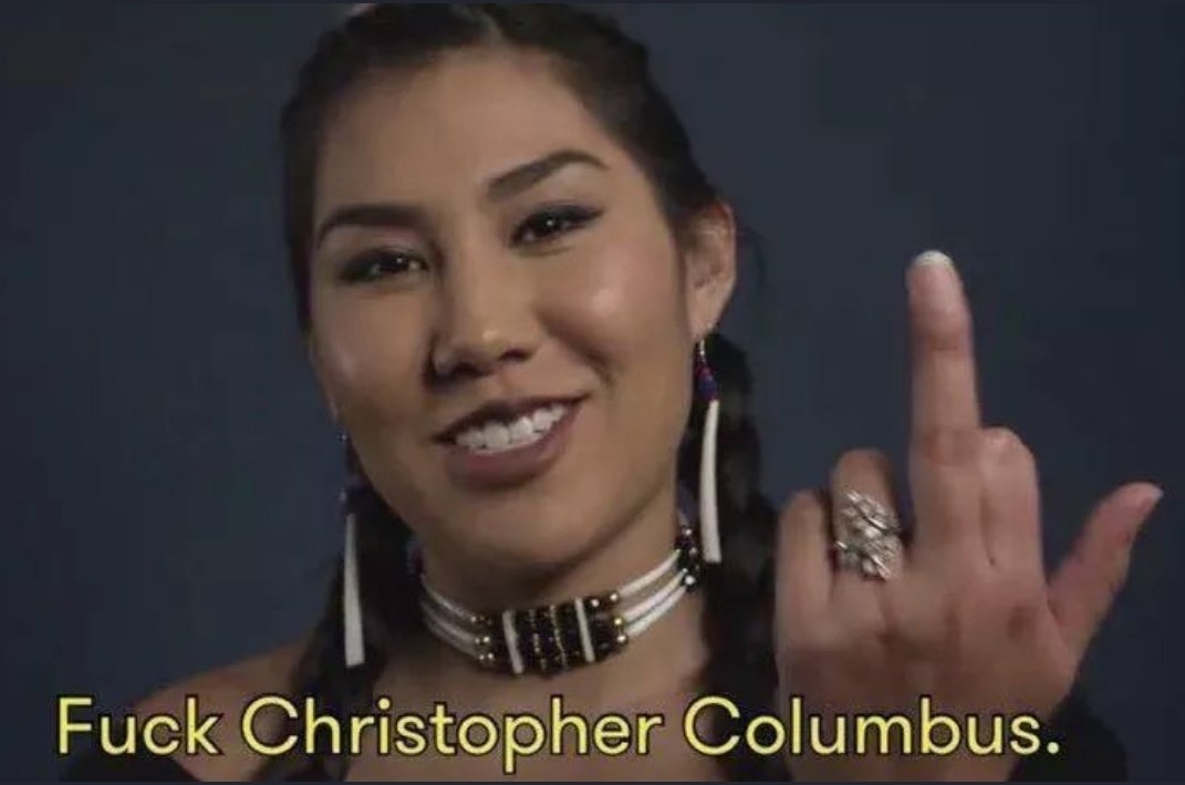 𝗛𝗮𝗽𝗽𝘆 𝗜𝗻𝗱𝗶𝗴𝗲𝗻𝗼𝘂𝘀 𝗣𝗲𝗼𝗽𝗹𝗲’𝘀 𝗗𝗮𝘆
youtu.be/ROvy_B5iDzA
#FuckChristopherColombus #FuckColonialism