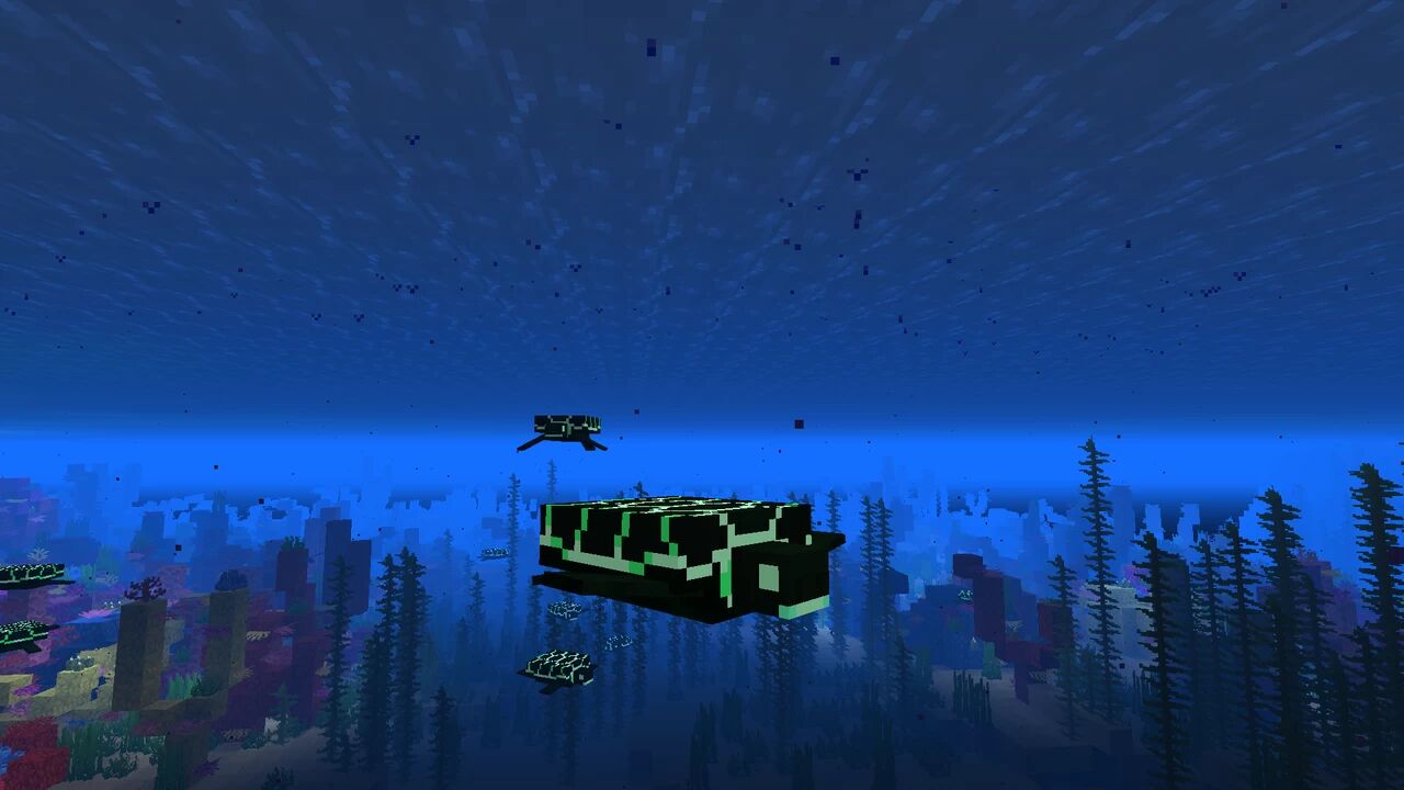 Planetminecraft Who Else Was A Little Disappointed When They Announced Glow Squid Wouldn T Glow This Pack Luminates Not Only Squid But A Few Othe Underwater Mobs Minecraft Luminous Mobs