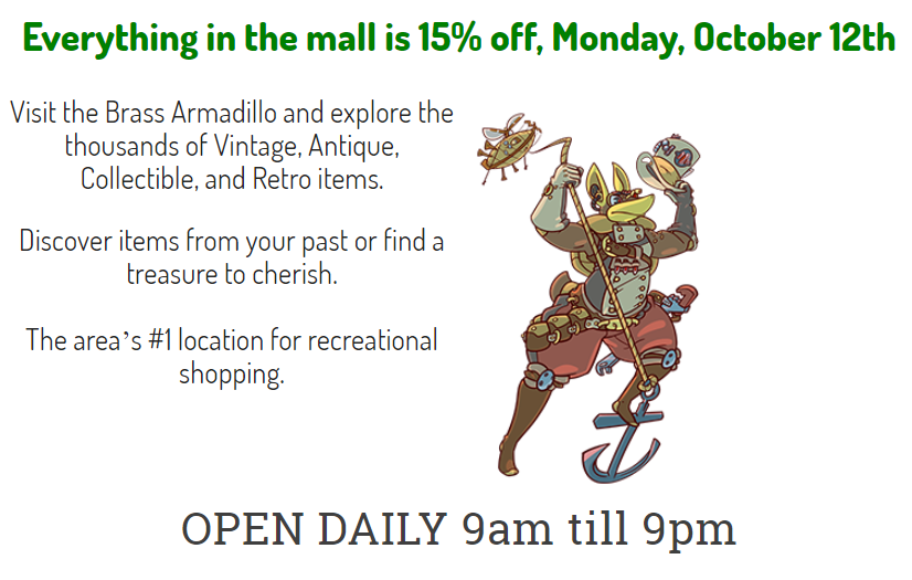 brassarmadillo.com/vintage-advent…

#vintage #antiques #sale #retro #Denver #Colorado
