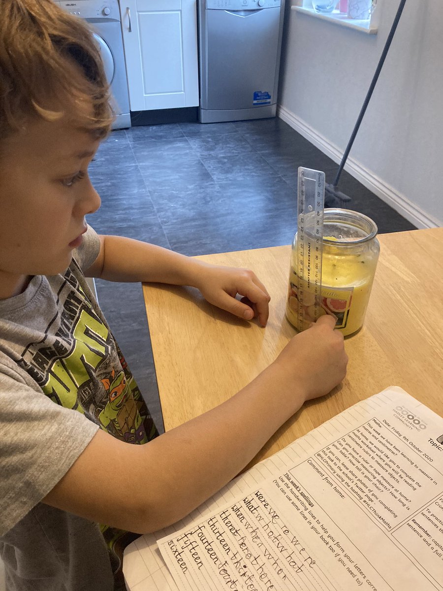 shardy101's tweet photo. Measuring for Erems maths homework π @MissZHolding @HLC_Primary #HLCThinkMaths https://t.co/fWDLq4z6eo