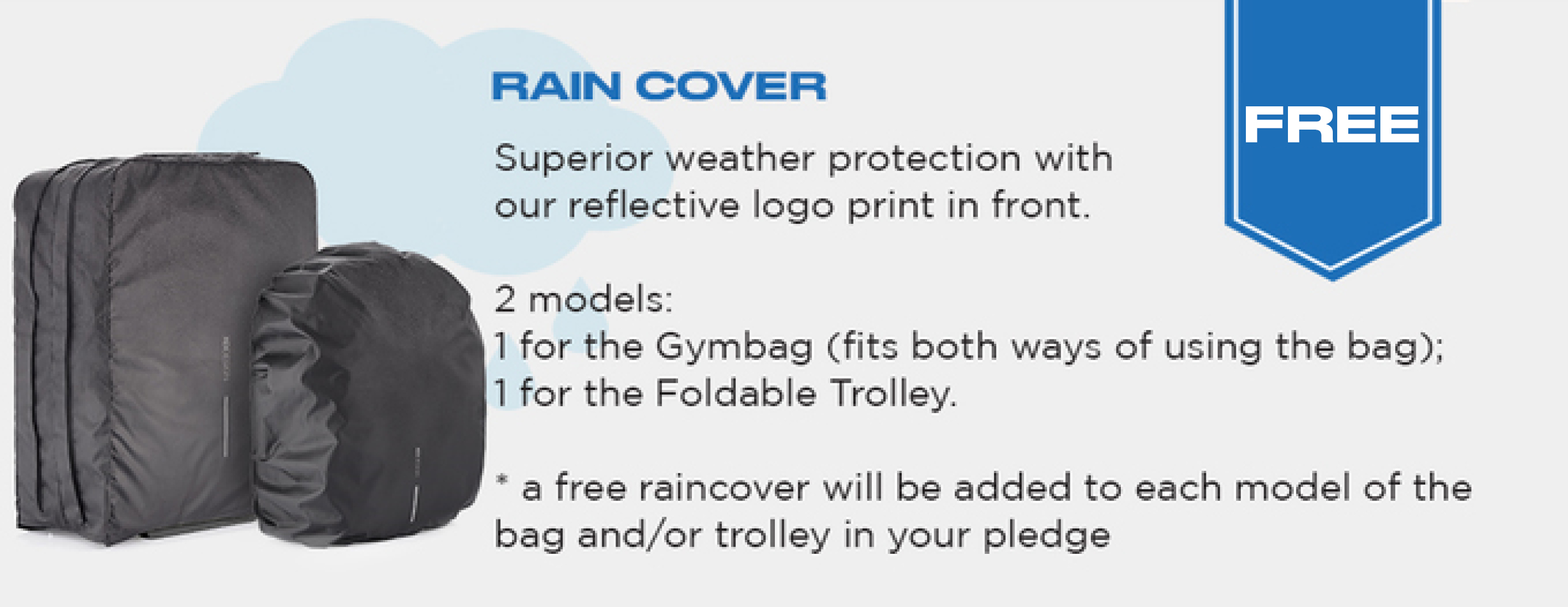 XD Design tren X FLEX LINE FINAL DAYS ON KICKSTARTER. We re thankful for the support of our backers and to show our appreciation we re offering the rain covers for FREE to all