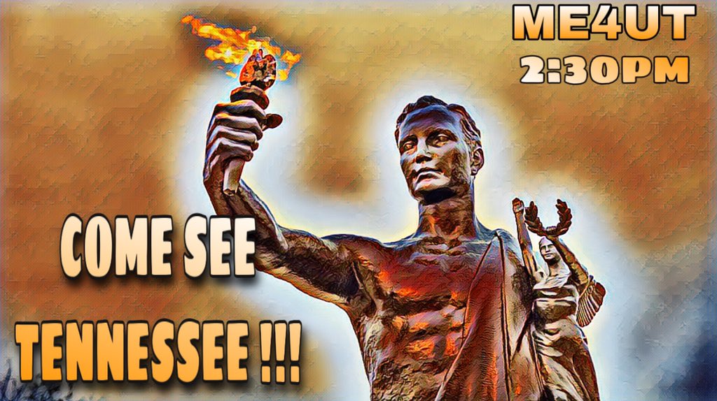 Come by the torchbearer at 2:30pm TODAY‼️as we kick-off the first day of COME SEE TENNESSEE 🧡 

Meet members of the ME4UT Family and learn about our University and the Impact Our students have on the UTK culture 🧡

We can’t wait to see you‼️
#GBO #GoVols #Me4ut