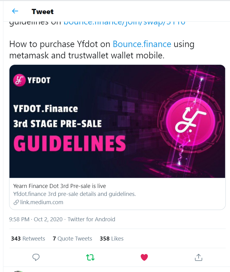 wandiduo's tweet photo. @cryptomasters07 @Yfdotfinance @nadiyanisaa @nadyazaraa @Bamblingsofnafy https://t.co/BndVa93vRg