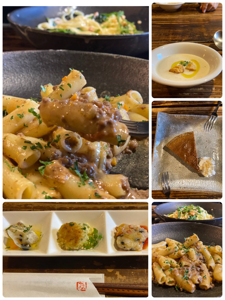 DesuMoko's tweet photo. #gecca 
千種でパスタランチ🍝
1200円でスープ＋前菜＋パスタ
ひき肉のうまみが口いっぱい
広がる芳醇な香りがするボロネーゼ
久しぶりにマッケローニ食べた💗
#名古屋 #パスタ #ランチ https://t.co/JFcSJBHsjx