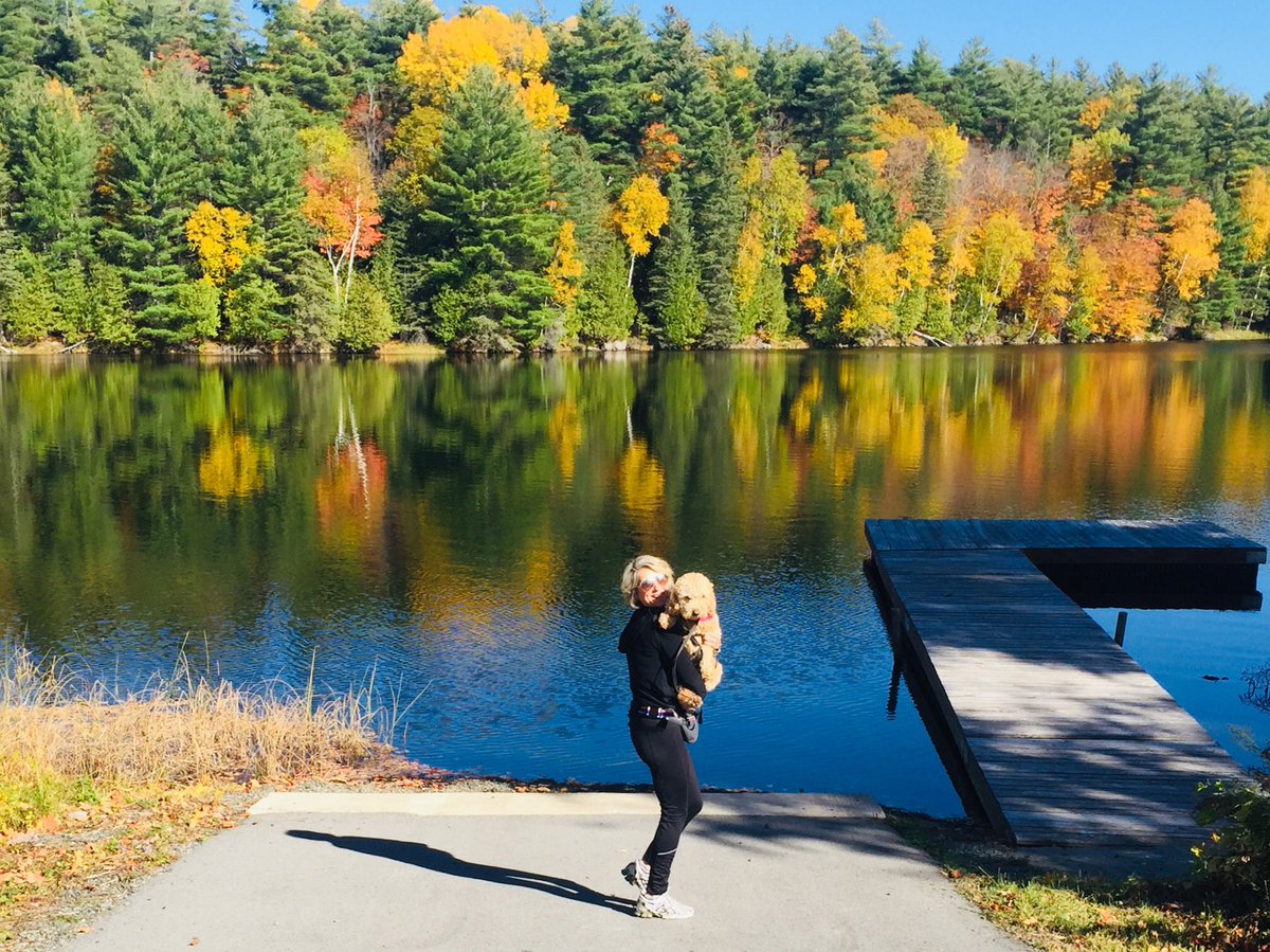 cormiel44's tweet photo. Wishing my @StNicholasAdult colleagues and their families a Happy Thanksgiving! The weather has been spectacular! 🍁Enjoying this beautiful view with my baby girl! 🐶 #OCSBThankful #grateful #outdoorfun https://t.co/lH5kbXreBY
