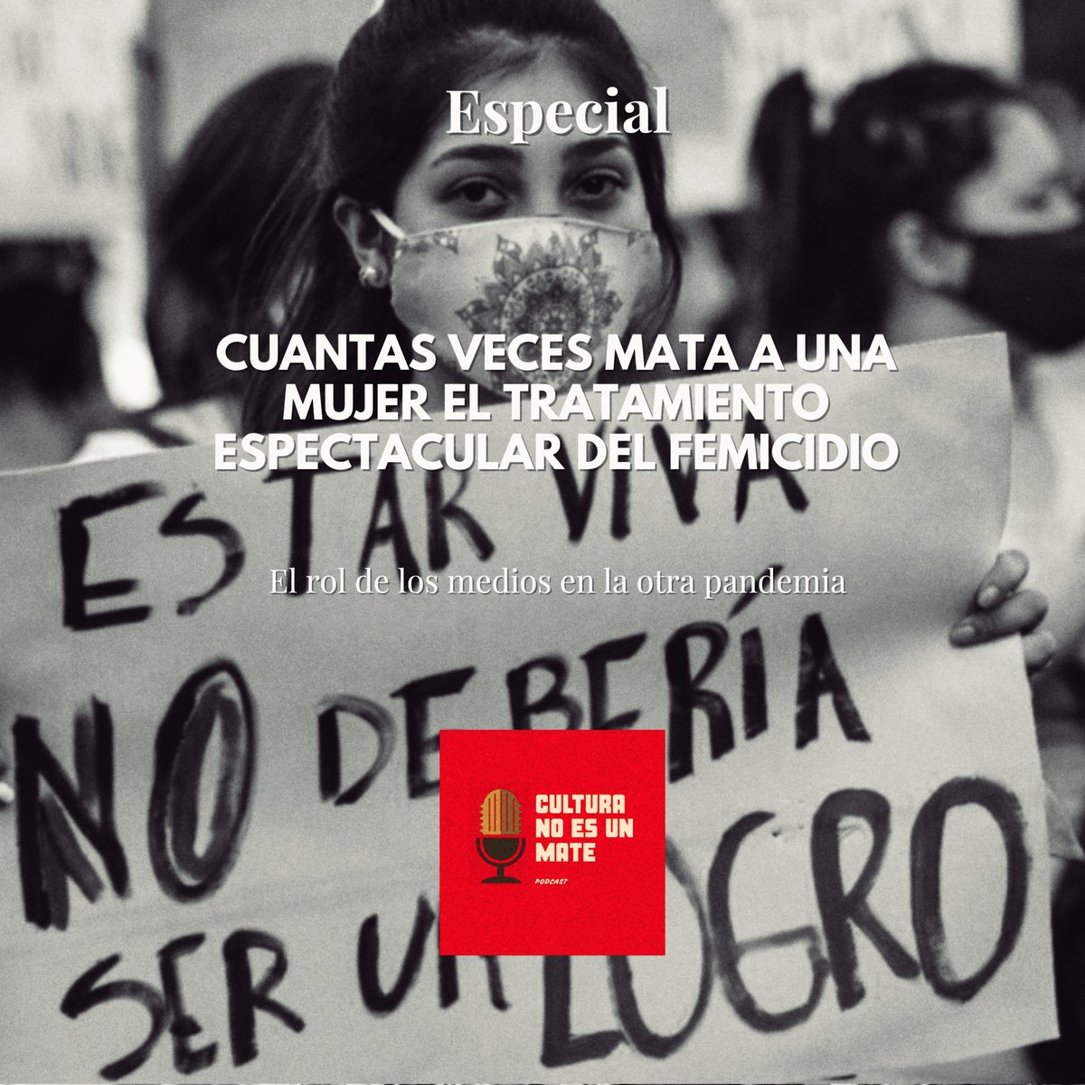 noesunmate's tweet photo. 🎙️ ESPECIAL I El rol de los medios en la otra pandemia #Jujuy 
¿Qué consecuencias traen las prácticas de espectacularizar los femicidios? Opinan @Aritanet
@MarianaMamaniJ y Natalia Aramayo 

👉🏾 https://t.co/lCzZMPvHOY https://t.co/IcpeQDVdcq