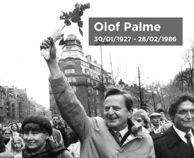 PES_PSE's tweet photo. “For us democracy is human dignity. And these rights are not reserved for a select group within society, they are the rights of all people”. On this day in 1986 Olof Palme was murdered. He continues to be a beacon of inspiration to our political family.
@socialdemokraterna https://t.co/Sz10CMjWBv