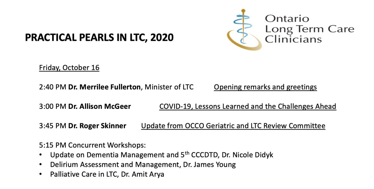 OnLTCC's tweet photo. #PPLTC20 begians Friday, October 16.
@DrFullertonMPP @SinaiHealth @didykn @OslerHealth @AmitAryaMD https://t.co/vMH7SlKsw3