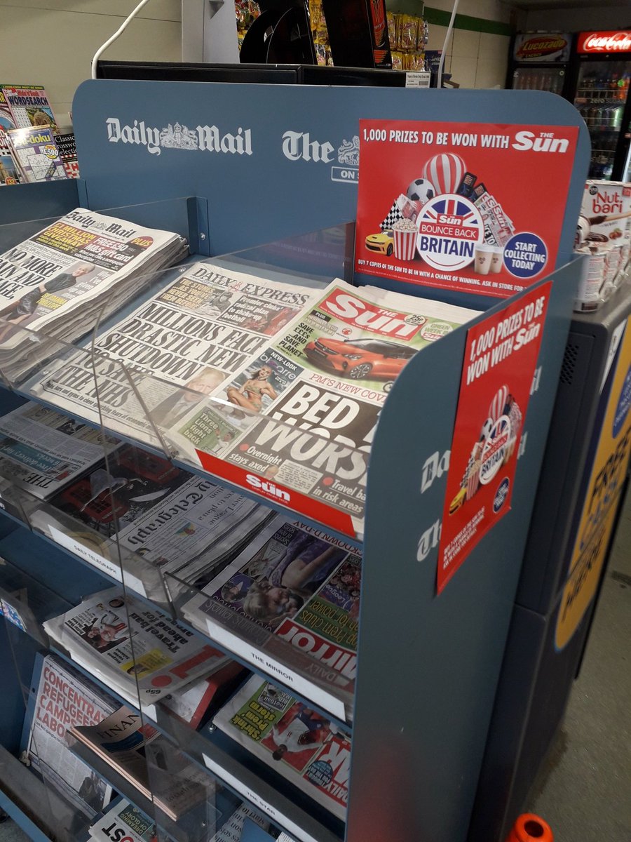 #BounceBackBritain#newsretail@TheSun. MJS News in Grantham are supporting the Bounce Back Britain campaign.