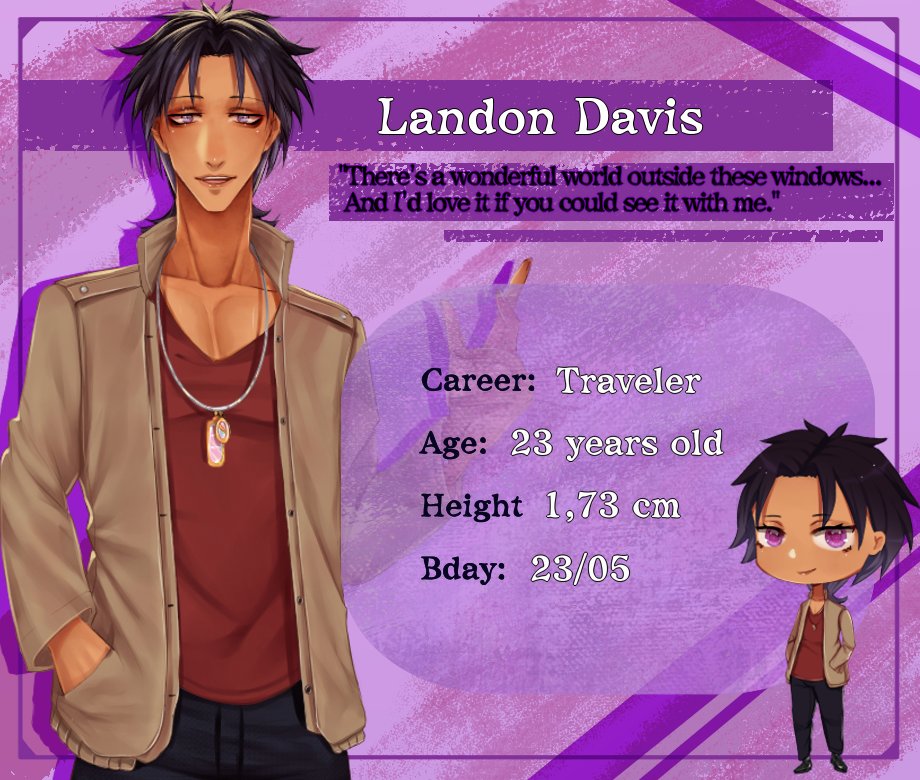 HoneyBunny_OF's tweet photo. Your path is crossed with the unknown and everything you knew has changed.
Meet Landon, the mysterious boy.
#otomegame #visualnovel #dating_sim #indiegame #indie_game https://t.co/O57aTNDowM