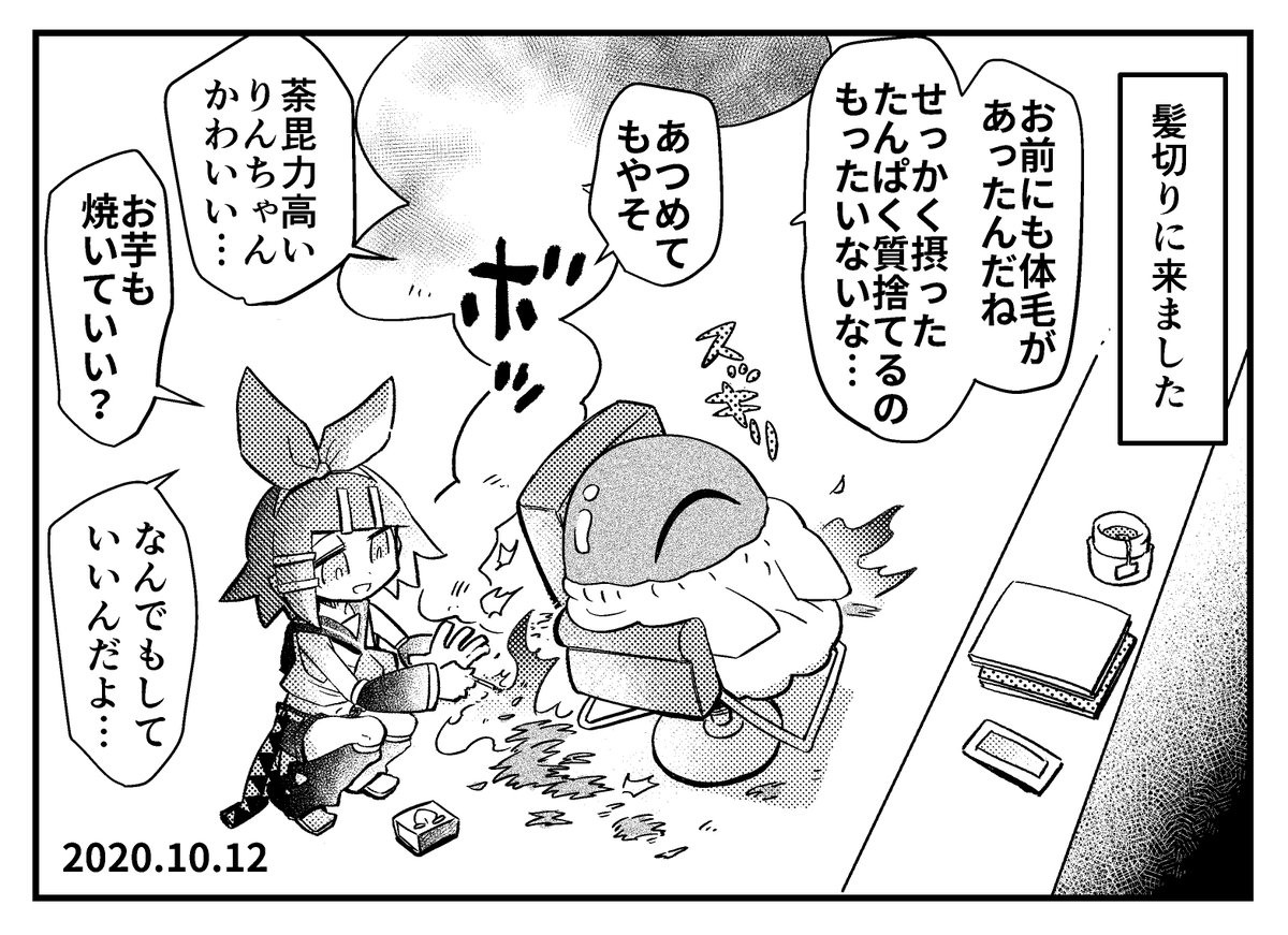 散髪イマジナリーリンちゃん日記 