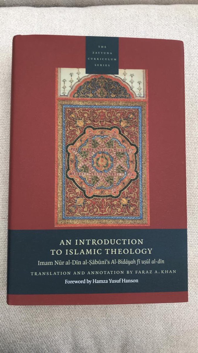zeshanzafar's tweet image. Important contribution to Islamic Theology for the English reader. This work is a translation by Sh Faraz Khan of @zaytunacollege who must be prayed for &amp;amp; applauded for this monumental work. Thank you to Dr Shoaib Malik for the gift. The book has an intro by Sh @hamzayusufAr