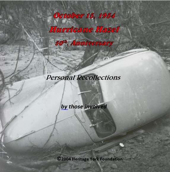 Hurricane Hazel Week is here! Visit our website or YouTube channel  to enjoy 4 excellent talks on the subject recorded during our annual Hazel anniversary talks.  And watch for the release of our 50th. anniversary documentary from 2004.