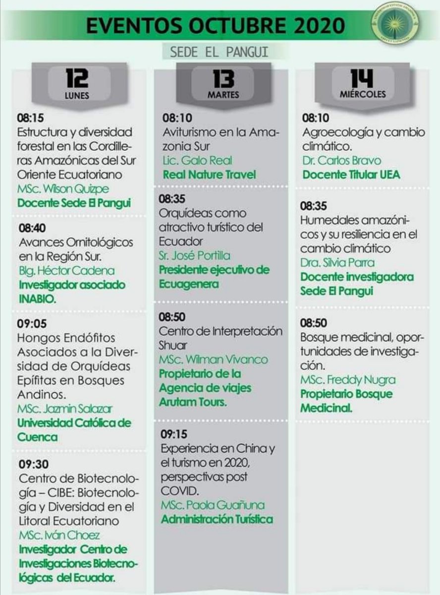 Universidad Estatal Amazónica Sede El Pangui tweet media