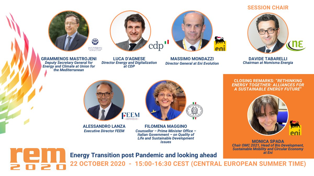 REMenergy's tweet photo. 10 days to #REMenergy2020 fourth and last live session!

See you online, join now for free: https://t.co/6vPvg5jmmh

#REM #sustainability #sustainableenergy #onlineconference #webinar https://t.co/OFZcgCsYdM