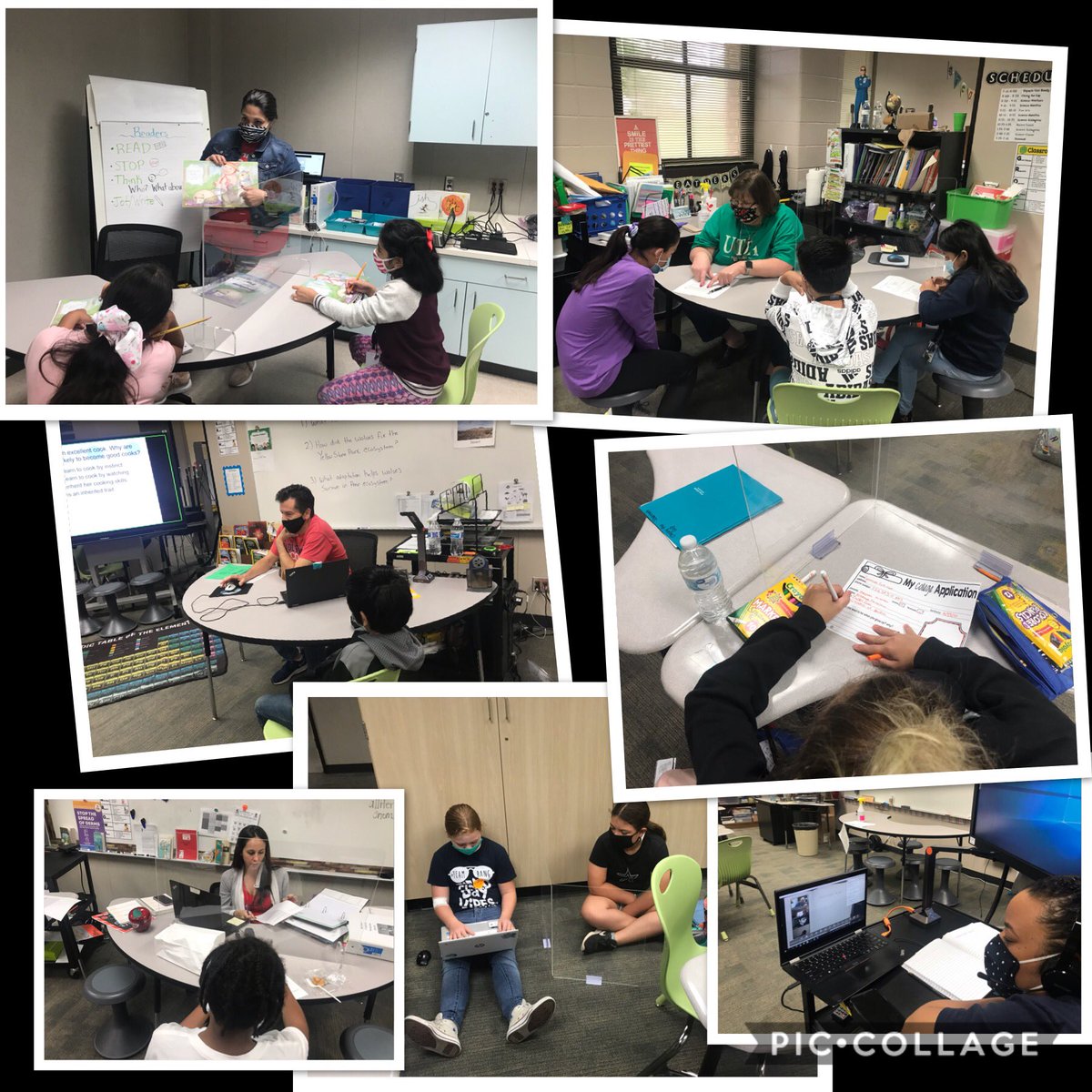 F2F or Connect/in small group or independently, our 5th grade teachers <a href="/BangElementary/">Bang Elementary</a> always engage our students. #bangbears