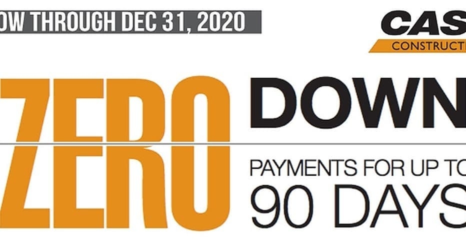 BeauregardEquip's tweet photo. Case Construction is now offering a Zero Down. Zero Payments for 90 days thru the end of the year! Now is definitely time to buy! Take advantage of this deal and year end tax incentives for your business! #caseconstruction #beauregardequipment #zerodownzeropayments #savemoney https://t.co/Vl957SS4lE