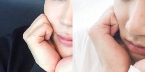12 and 13) Your nape mole and pinky moleYou know they're so cute right? I really find them endearing. How can molea cute? I think it's because it's Park Jimin, right? 