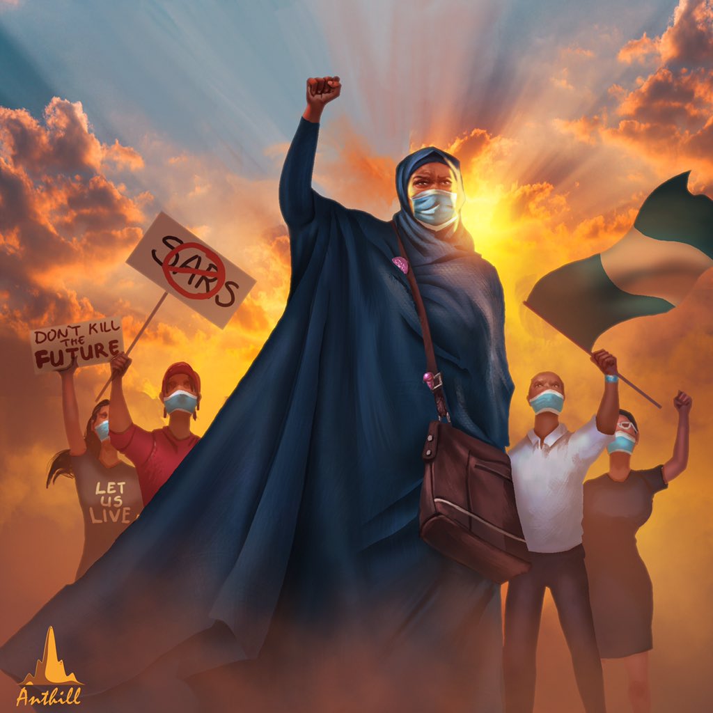 AnthillImmersia's tweet photo. IMAGE IS FREE TO USE WITHOUT PERMISSION The two artists behind this painting are digital art interns in the studio. Ages 21 and 22. They’ve both been arrested more than three times just for strolling on the street wearing a durag and an AirPod. One was held till 2am
#sarsmustend https://t.co/VHCLh688DL