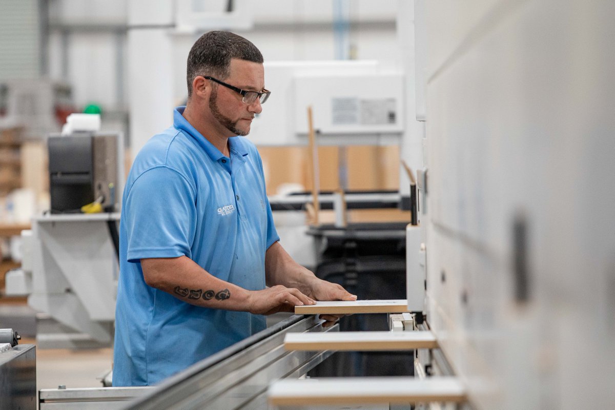 GatorMillworks's tweet image. Looking for a cabinet assembler, CNC machine operator or finish carpenter position? We have a place for you at Gator Millworks. Apply today! Visit gatormillworks.com/open-positions. 

#gatormillworks #millworkindustry #cabinetassembler #cncmachineoperators #finishcarpenters #nowhiring