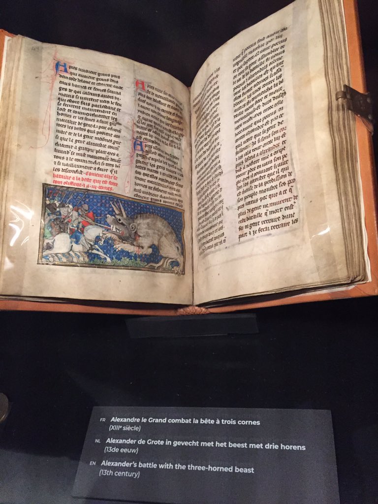 These are only four of the beauties that are on display at @kbrbe , in the magnificent new museum that sings the praise of the Burgundian dukes and their books. A must-see 👇🏻 https://t.co/rm5bKtlGMo