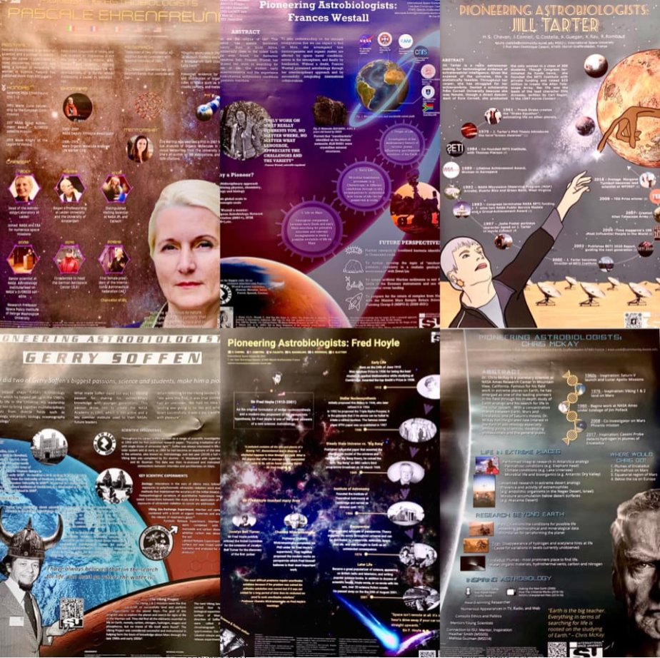 ISUnet's tweet photo. “MSS21 Poster Competition Theme: “Pioneering Astrobiologists” [with ISU connections]” article below is written by @ISUnet  #MSS21 Arya Gold – read on!
https://t.co/tJsyG2Lu2Y https://t.co/bJTip6t8sG