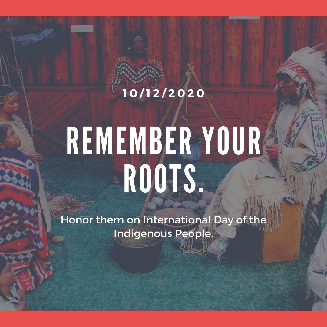 Today we celebrate Indigenous Poeples' Day!