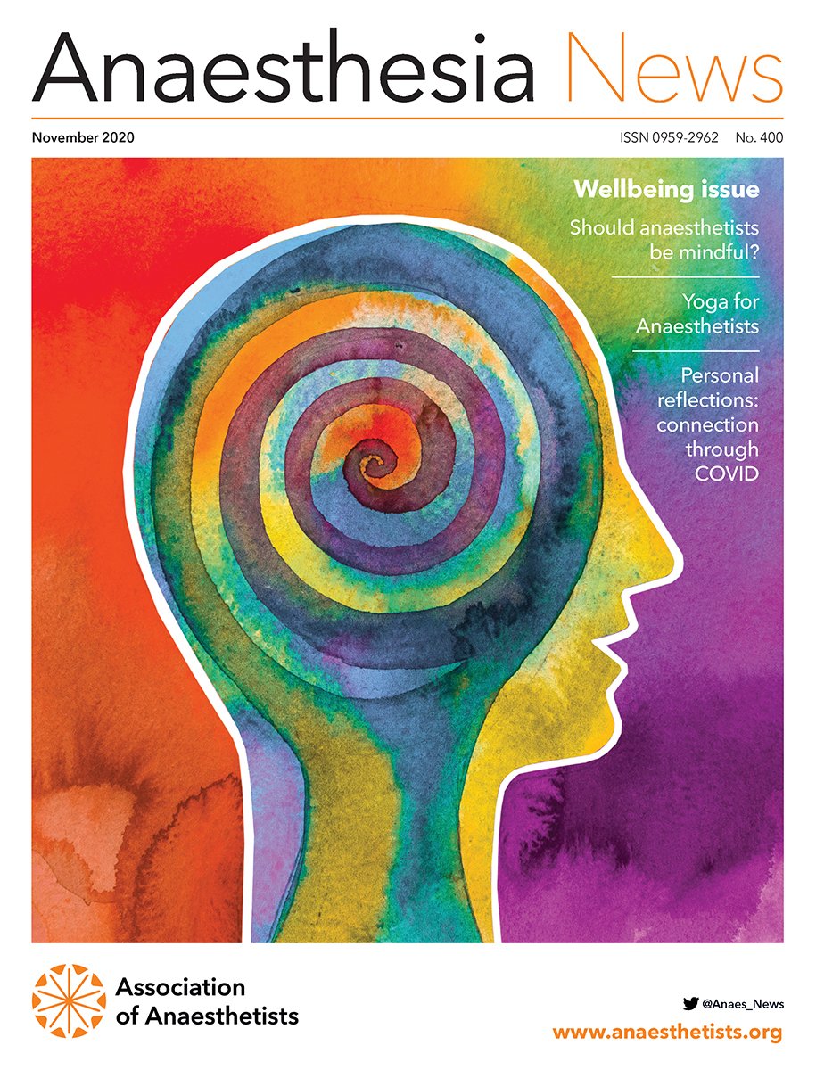 Anaesthesia News November looks at #Wellbeing, and is available to read online for members now. 

Log in to read about various aspects of wellbeing such as mindfulness, yoga, human connections and accommodation: ow.ly/QLAV50BPRWr