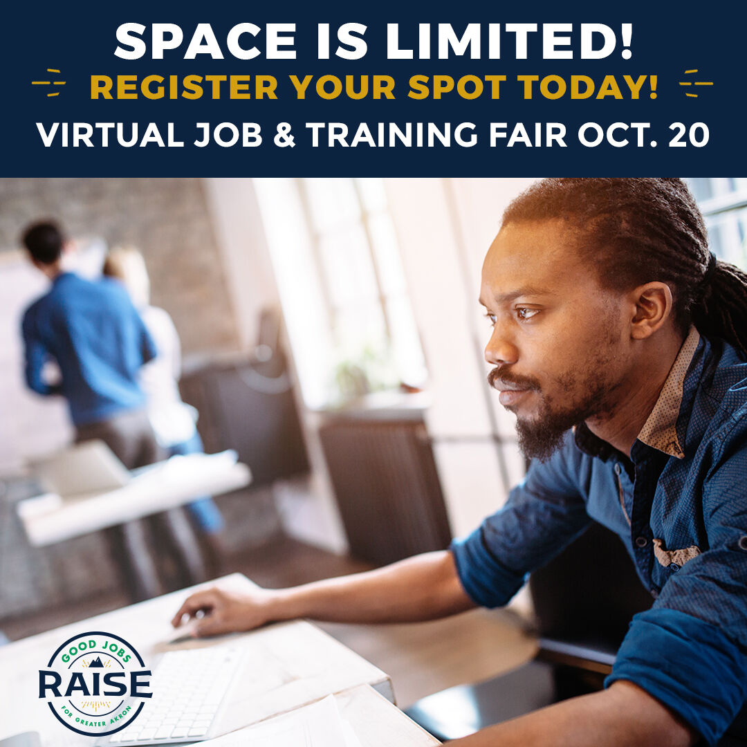 Are you ready for the Free Virtual Job & Training Fair on October 20th? Visit our website to find out where you can access free wi-fi/computers to make a great first impression with recruiters while video chatting. Don't miss out, register your spot today! bit.ly/30vmE9V