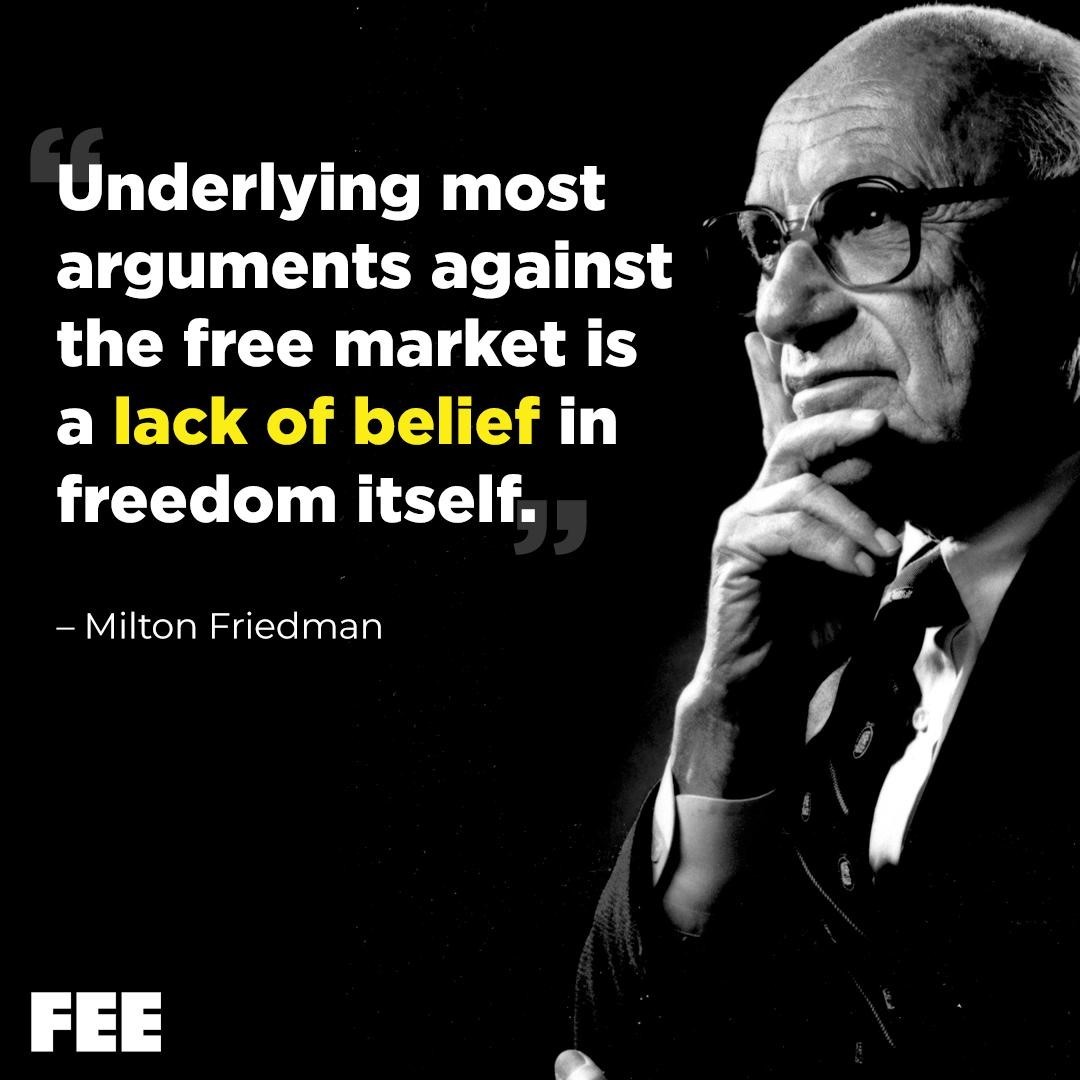 FEE (Foundation for Economic Education) on Twitter "He's right 💯