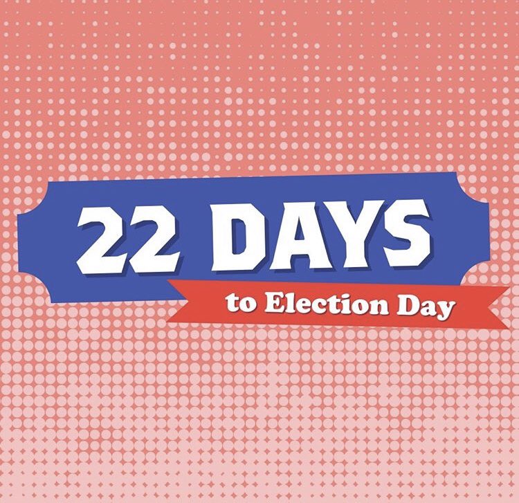ValloVotes's tweet photo. 22 days until the election!! 🗣 Climate change is another issue on the ballot! 🌍 let us know what issue you’re voting for this election! @ALStudentsVote https://t.co/bBXKbR18Zj