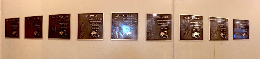 East Ridge Boys Basketball (@erraptorsbb) on Twitter photo We recently added <a href="/ben_carlson20/">Ben Carlson</a>’s plaque to the wall in our gym alongside other East Ridge greats from last 11 years!
#WHOSNEXT
GO RAPTORS! We recently added <a href="/ben_carlson20/">Ben Carlson</a>’s plaque to the wall in our gym alongside other East Ridge greats from last 11 years!
#WHOSNEXT
GO RAPTORS!