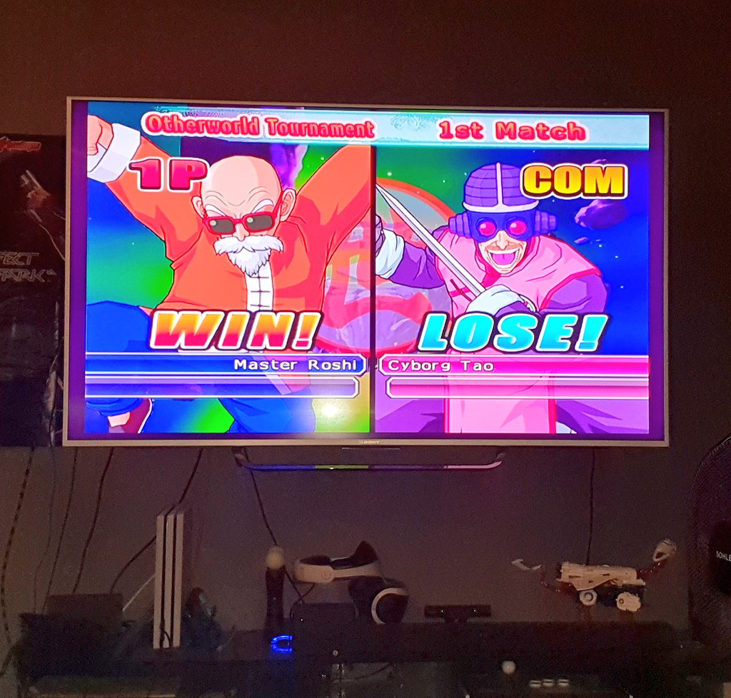 Shining_Galoot's tweet image. Playing some #DragonballZBudokaiTenkaichi3 on the Wii, wii2HDMI makes this look great 😀