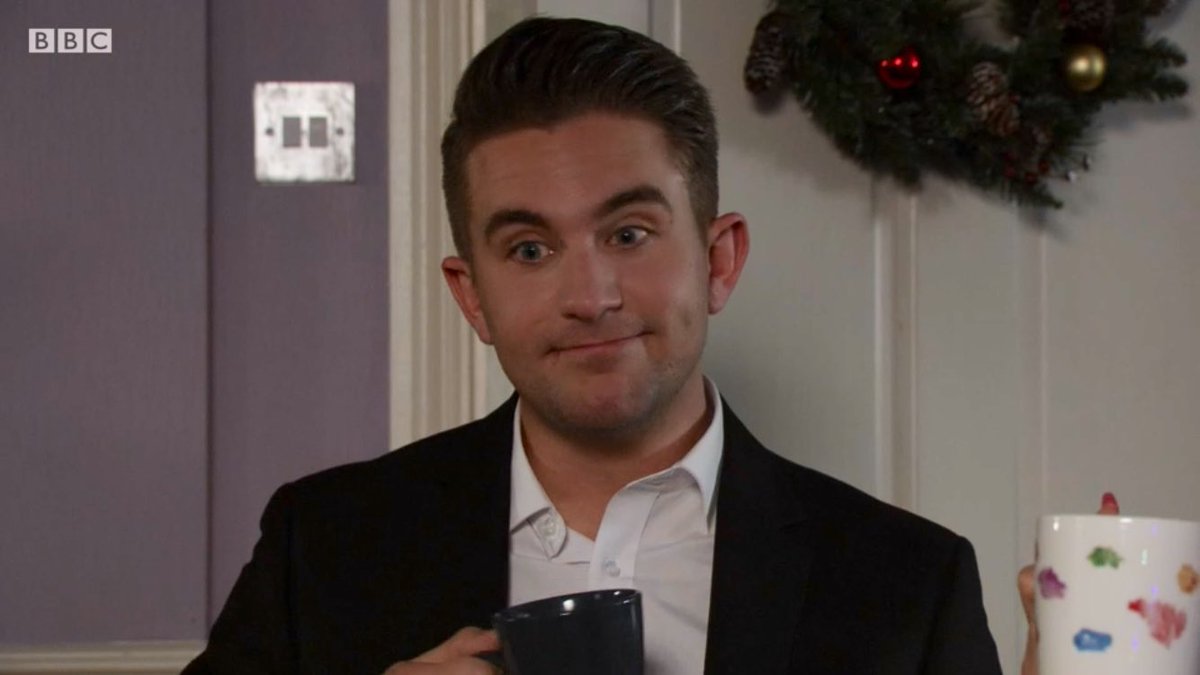 Callum holding mugs  #EastEnders  #CallumHighway  #Ballum 