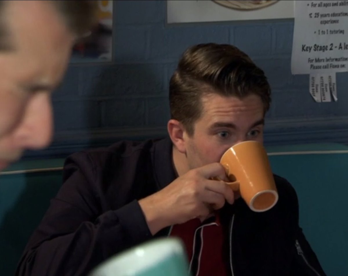 Callum holding mugs  #EastEnders  #CallumHighway  #Ballum 