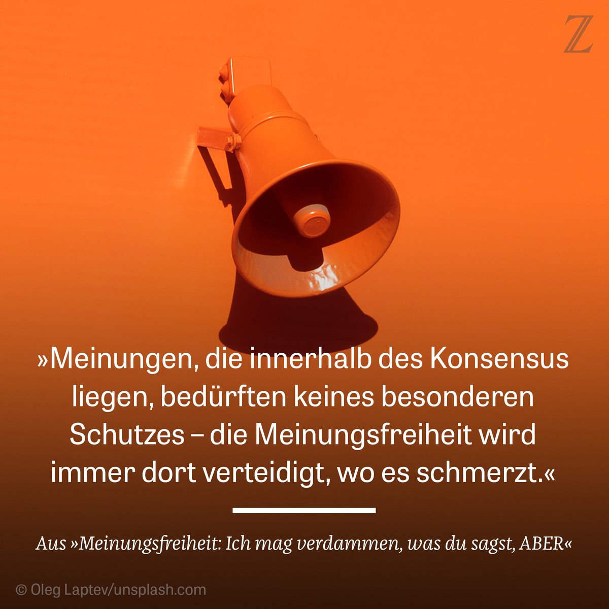 zeitonline's tweet photo. Die freie Rede birgt zweifellos Gefahren. Doch die größere Gefahr sind Bestrebungen, sie einzuschränken, weil noch die plausibelste Formel zum Missbrauch einlädt, schreibt unser Autor: https://t.co/hrM9PB13Ff https://t.co/ZUle5SihNI