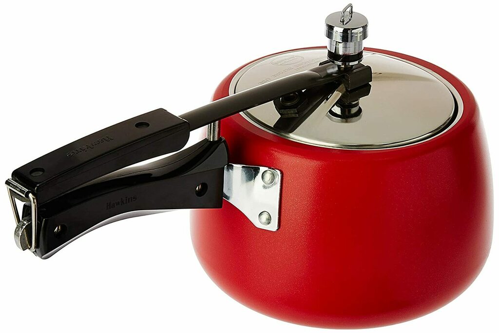 Hawkins Ceramic CTR30 CTR 30 Coated Contura Pressure Cooker, 3 L, Red cookwaresets.site/hawkins-cerami…