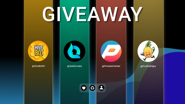 📈 MASSIVE GIVEAWAY 📈

🎁PRIZES:🎁

1x <a href="/QwikCooks/">Qwik Cooks</a> Month
1x @HiveBotIO Copy
1x @FruitfulFlips Month
1x <a href="/ProxiesCenter/">Proxies Center</a> Month 

🌟RULES:🌟

🚰 FOLLOW ALL ACCOUNTS MENTIONED
❤️LIKE THIS TWEET
🔄 RT THIS TWEET
🤝TAG A FRIEND

🔔 ENDS IN 24 HOURS 🔔