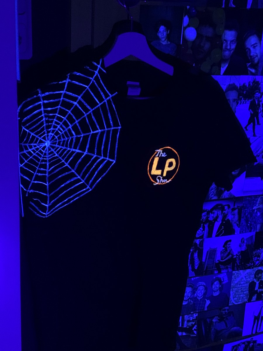 Number 1: The wonderful Glow in the Dark Tshirt Either with only the design on the front or fron and back. #TheLPShow  #Liamween @LiamPayne  https://twitter.com/hbw_lover9/status/1313188412044775432?s=20