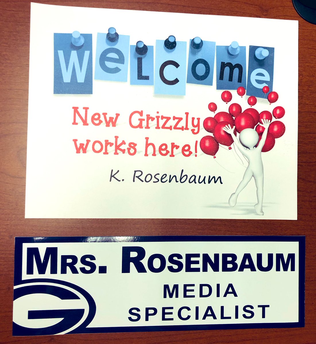rosenbaum_kim's tweet photo. So lucky to be a Grizzly! ❤️💙@grassfield_hs https://t.co/86DMXRkHtM