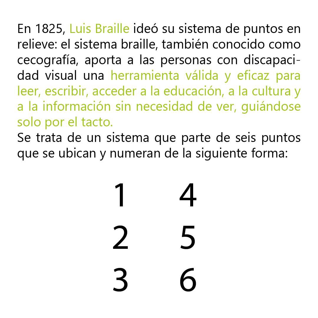 Como funciona o sistema Braille?