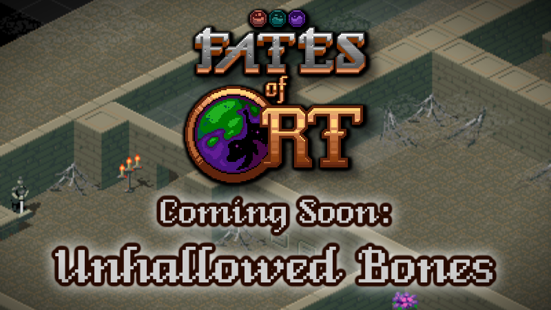 FatesofOrt's tweet photo. Something evil is coming to life in the crypts of Castle Mortifax☠️

Stay tuned for 'Unhallowed Bones' a time limited Halloween event coming soon to #FatesofOrt

#gamedev #indiedev 

https://t.co/IcUBpEcwZa https://t.co/32TtR5QemI