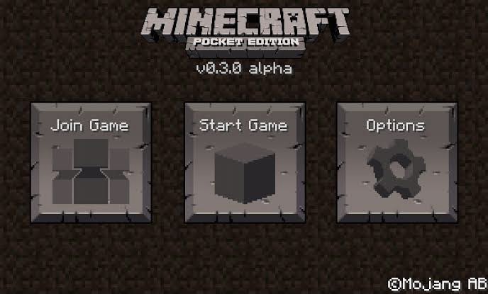 The Original Minecraft Pocket Edition Menus (Remember?) 