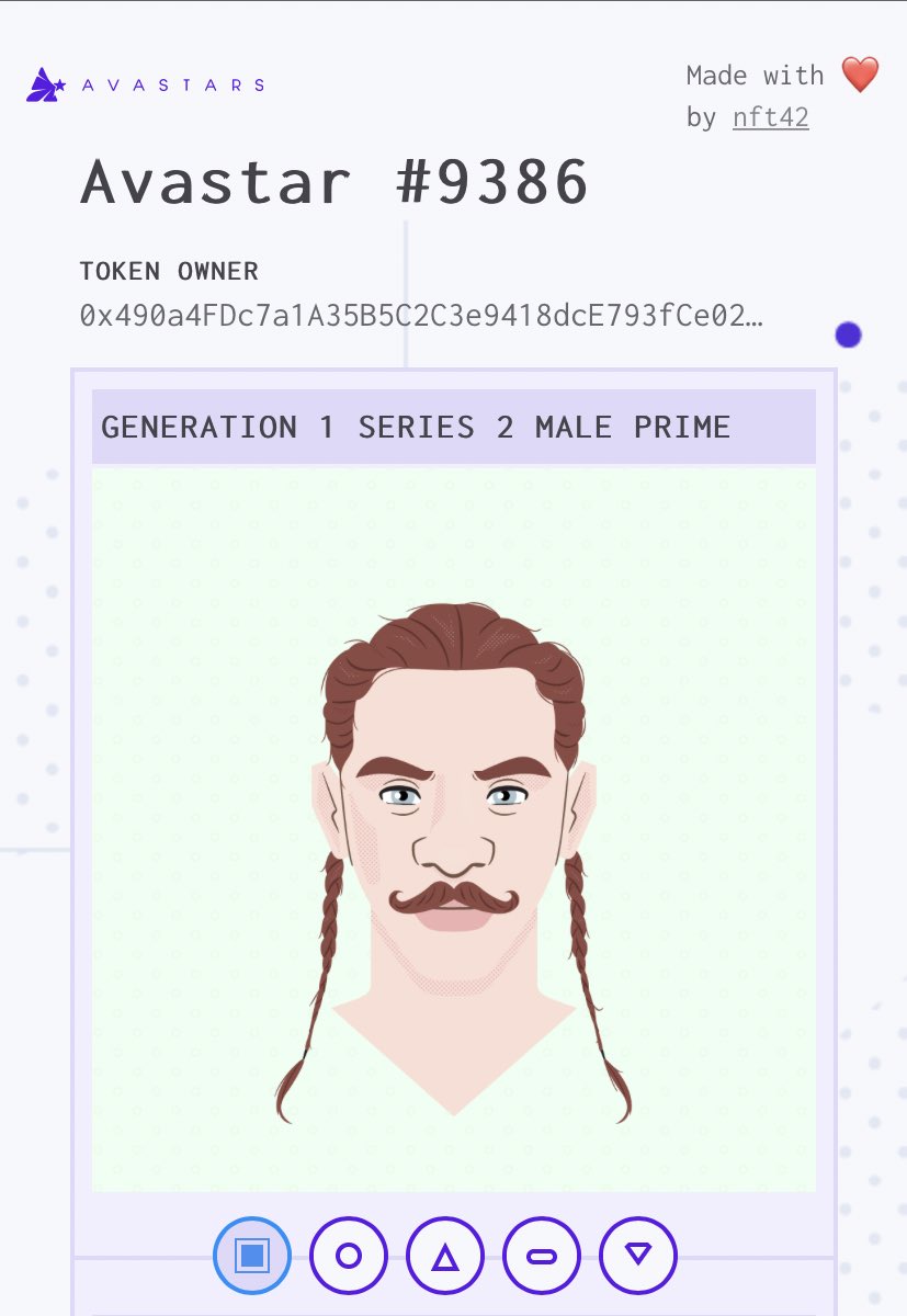 The 2nd series of AVASTARS is ending soon, I've decided to host a giveaway. Enter for a chance to win Avastar #9386

-Makeup a fun nickname for the Avastar in the comments. 
-Follow <a href="/AvaStarsNFT/">Avastars</a> <a href="/metalympics/">metalympics</a> @chafomon <a href="/Ioannis_AG/">Greekdx</a> 
-Ends Oct. 13th, 12pm EST 
-1 Entry/ person 
😺🎉